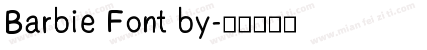 Barbie Font by字体转换